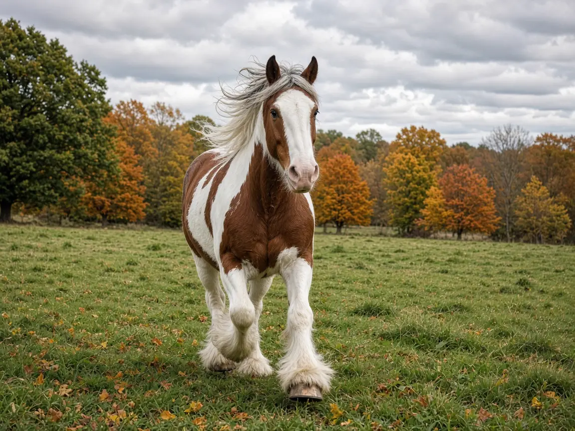 Original WebP of a horse running in a field